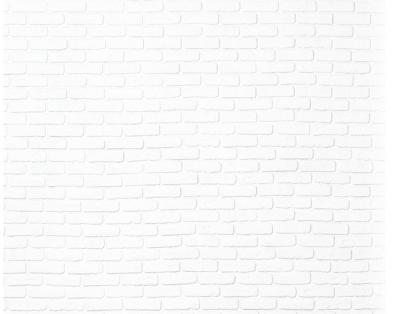 White brick wall texture background