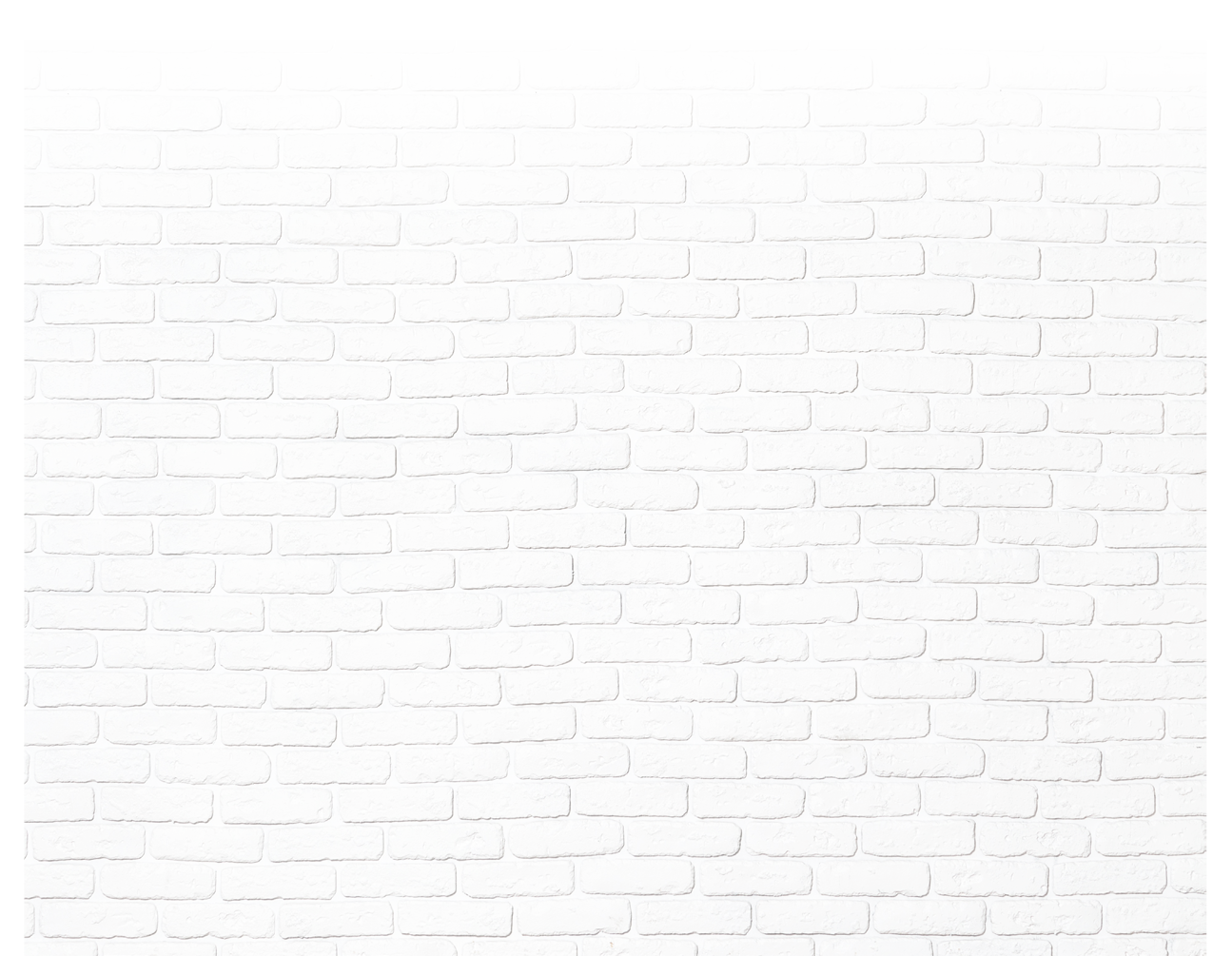White brick wall texture background