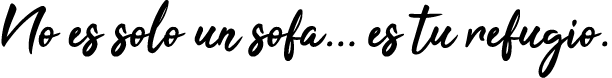 No es solo un sofa... es tu refugio.