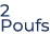 2 Poufs