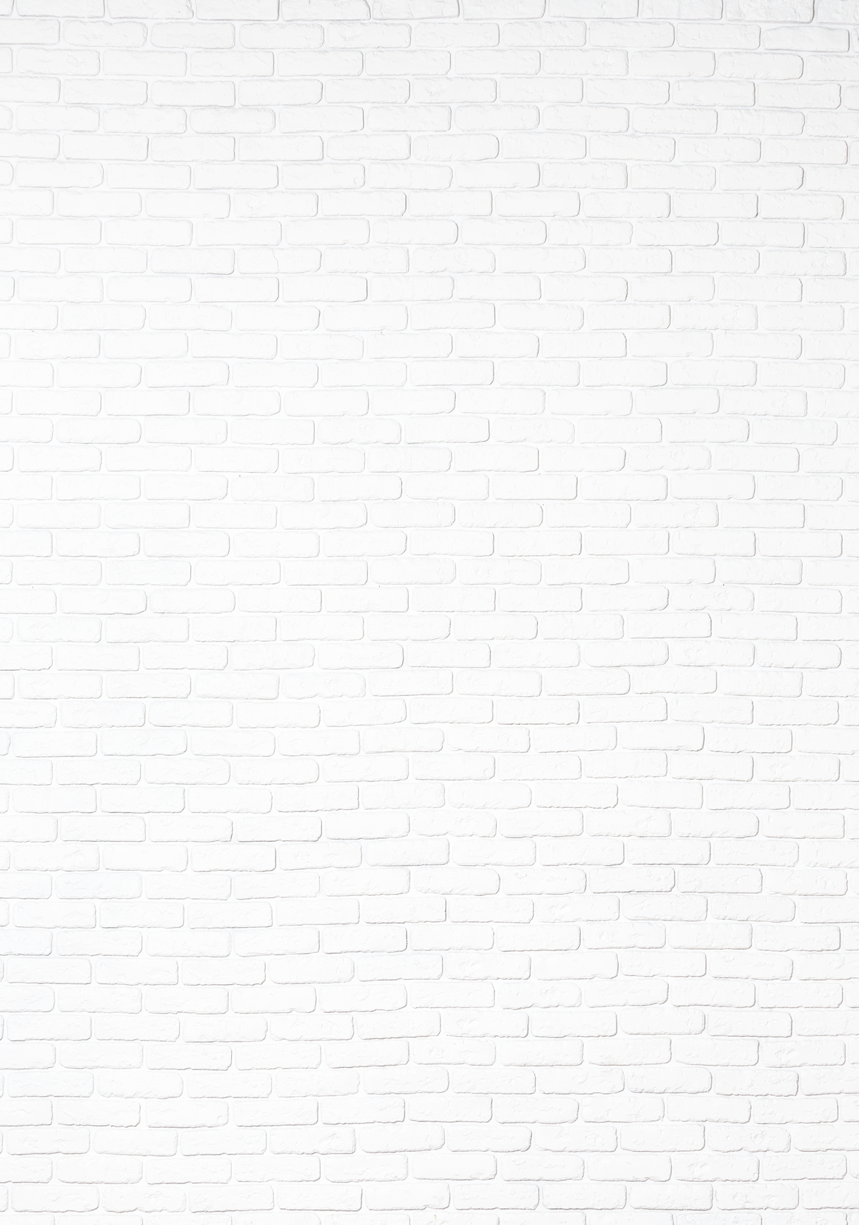 White brick wall texture background