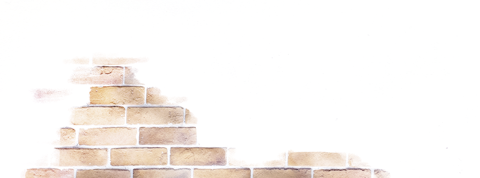 Brown brick wall textured background