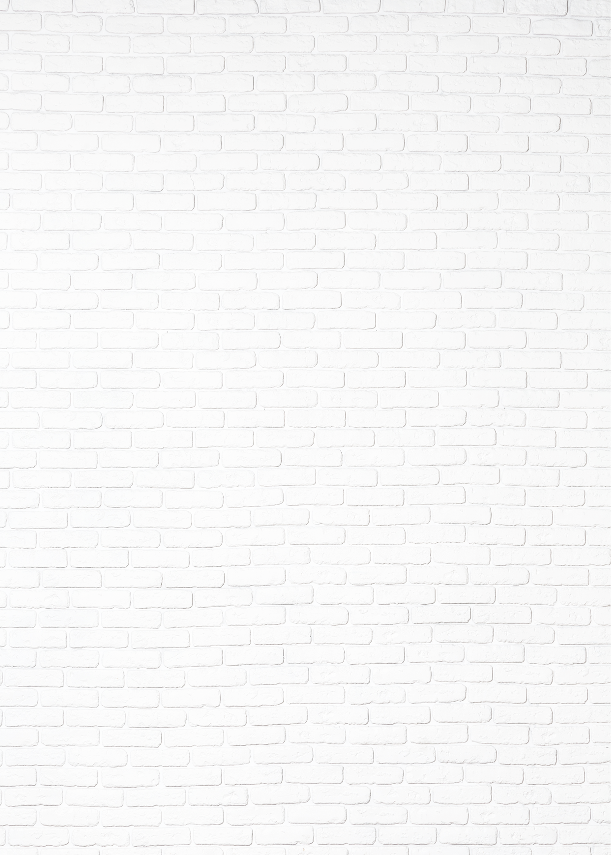 White brick wall texture background