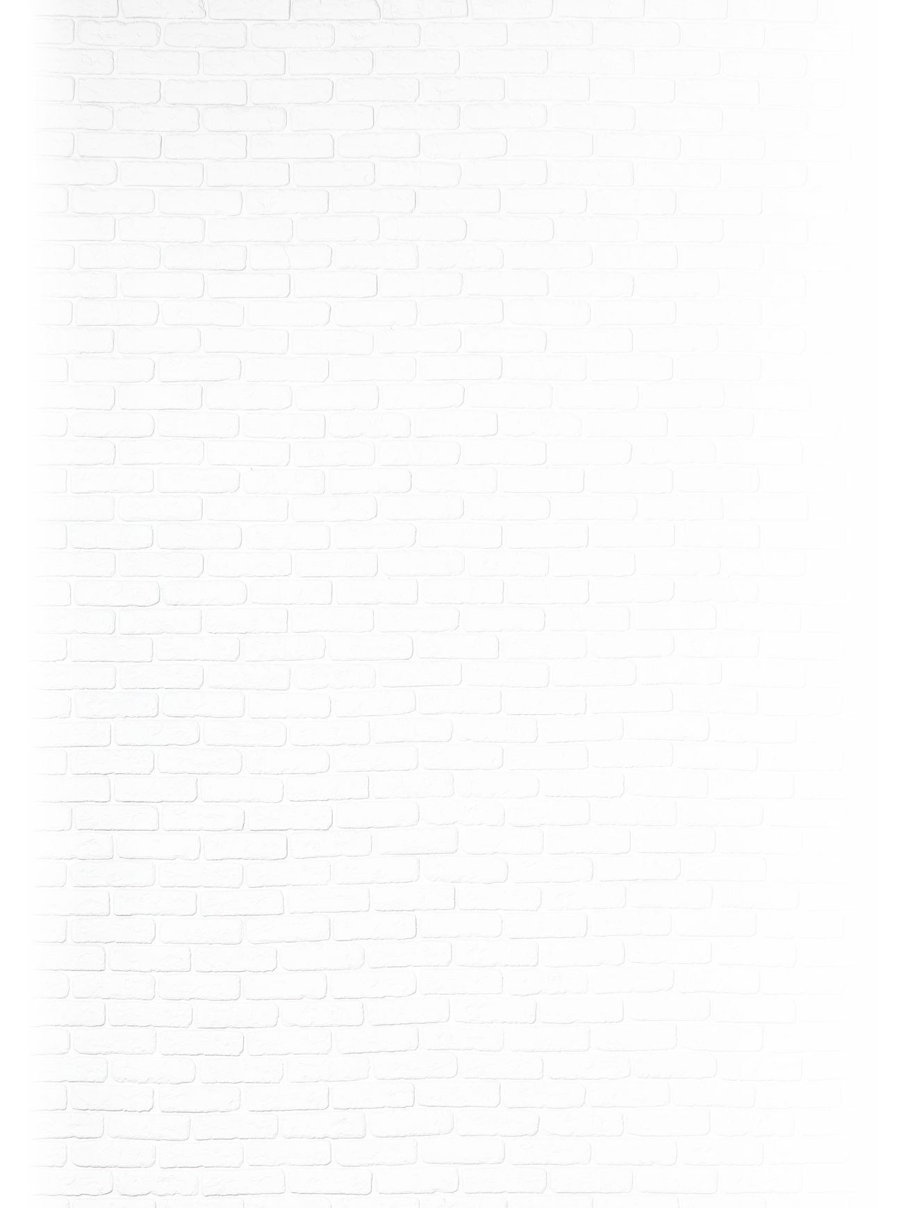 White brick wall texture background