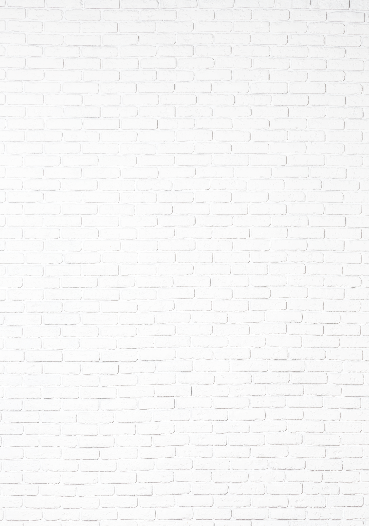 White brick wall texture background