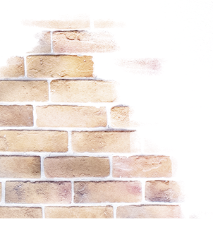 Brown brick wall textured background