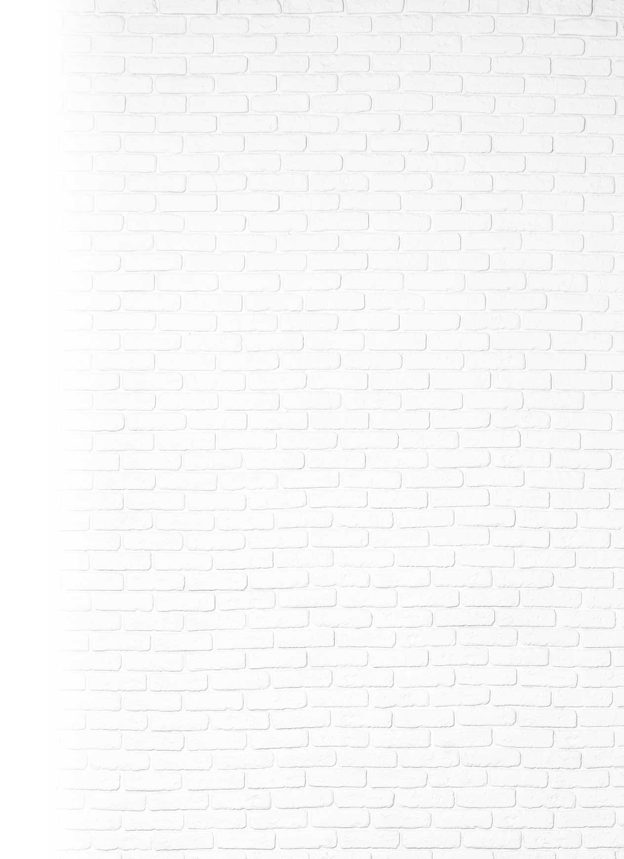 White brick wall texture background