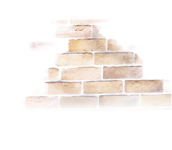 Brown brick wall textured background