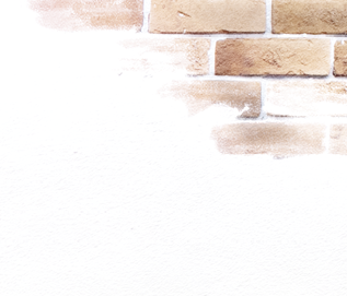 Brown brick wall textured background