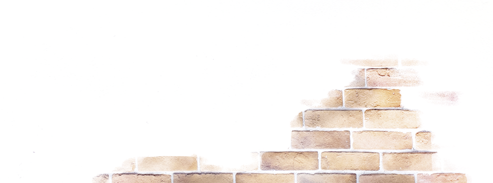 Brown brick wall textured background