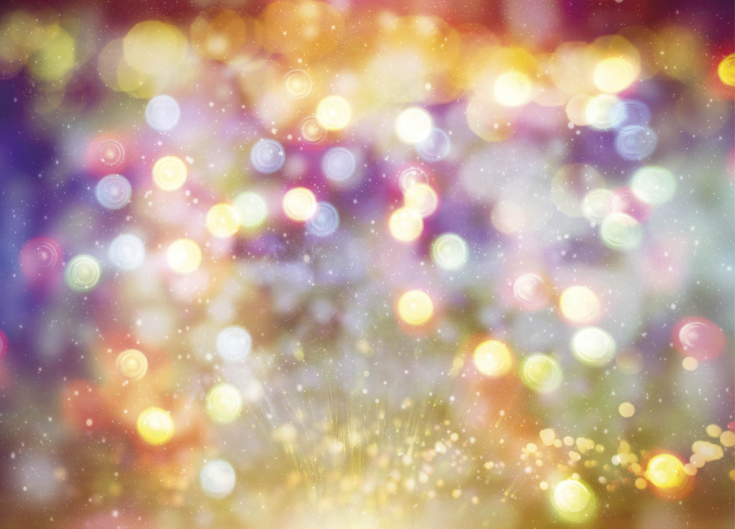 Bright light spots abstract bokeh blurred texture background
