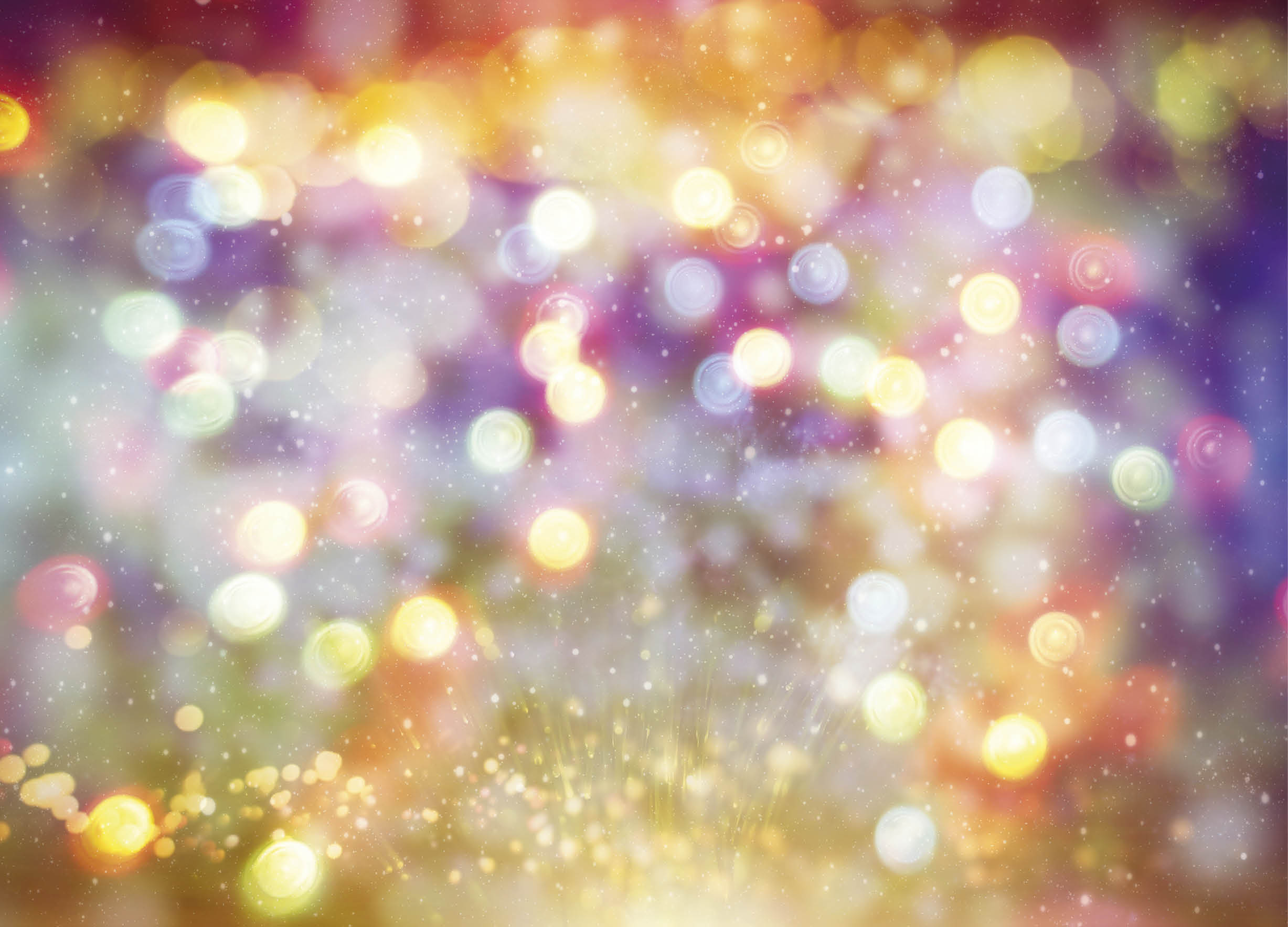 Bright light spots abstract bokeh blurred texture background