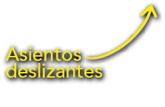 Asientos deslizantes