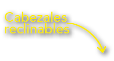Cabezales reclinable