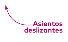 Asientos deslizante