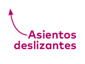 Asientos deslizante